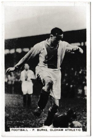 Pattreiouex - 'Sporting Events & Stars' (1935) - Card #68 - P. Burke (Oldham Athletic)