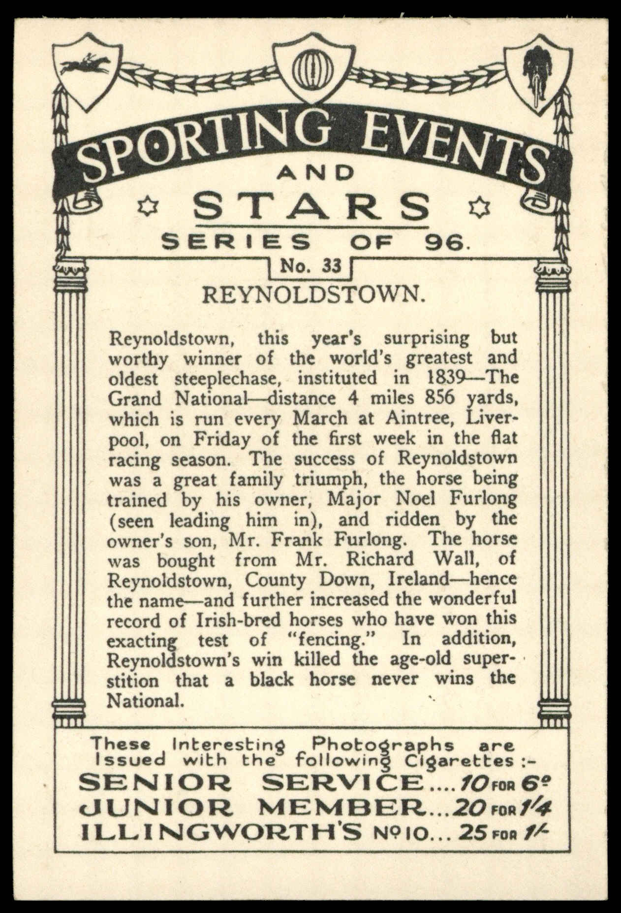 Pattreiouex - 'Sporting Events & Stars' (1935) - Reynoldstown Pattreiouex - 'Sporting Events & Stars' (1935) - Reynoldstown