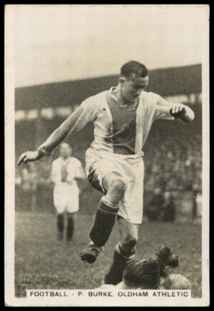 Pattreiouex - 'Sporting Events & Stars' (1935) - P. Burke (Oldham Athletic)