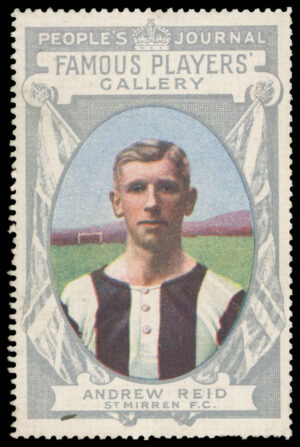 People's Journal - 'Famous Players' Gallery' (1914) - Andrew Reid (St. Mirren)