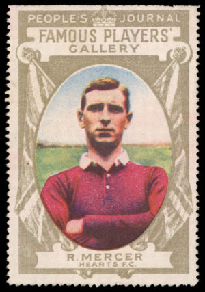 People's Journal - 'Famous Players' Gallery' (1914) - R. Mercer (Hearts)