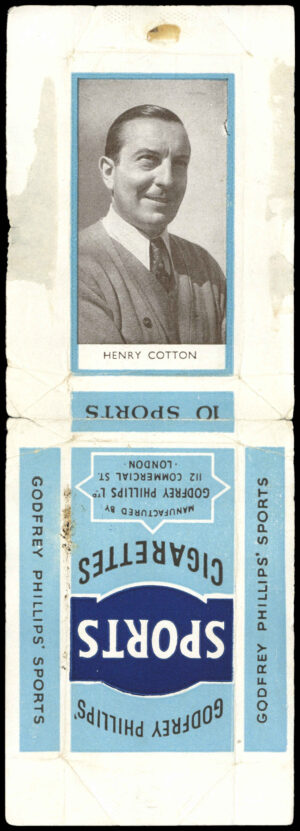 Phillips (Godfrey) - 'All Sports Packages S2 - Uncut (Paper)' (1948) - Henry Cotton Phillips (Godfrey) - 'All Sports Packages S2 - Uncut (Paper)' (1948) - Henry Cotton