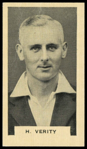 Phillips (Godfrey) - 'Test Cricketers (Grey's)' (1932) - #10 - H. Verity (Yorkshire)