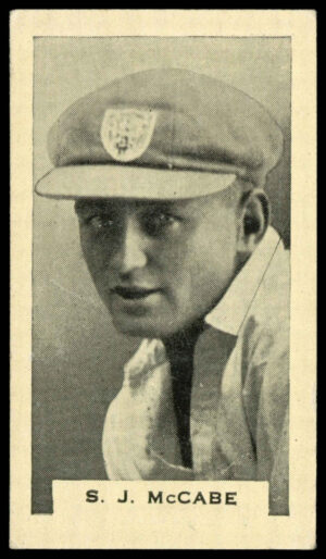 Phillips (Godfrey) - 'Test Cricketers (Grey's)' (1932) - #22 - S.J. McCabe (New South Wales)