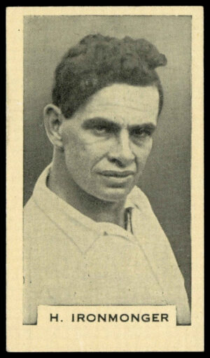 Phillips (Godfrey) - 'Test Cricketers (Grey's)' (1932) - #27 - H. Ironmonger (Victoria)