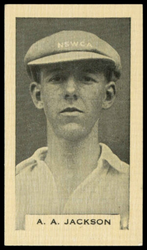 Phillips (Godfrey) - 'Test Cricketers (Grey's)' (1932) - #36 - A.A. Jackson (Queensland)