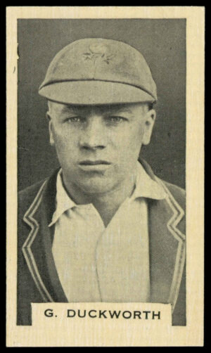 Phillips (Godfrey) - 'Test Cricketers (Grey's)' (1932) - #4 - G. Duckworth (Lancashire)