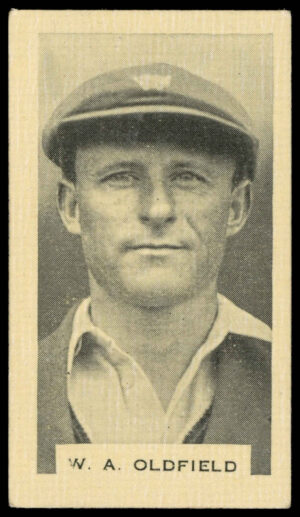 Phillips (Godfrey) - 'Test Cricketers (Grey's)' (1932) - #7 - W.A. Oldfield (New South Wales)