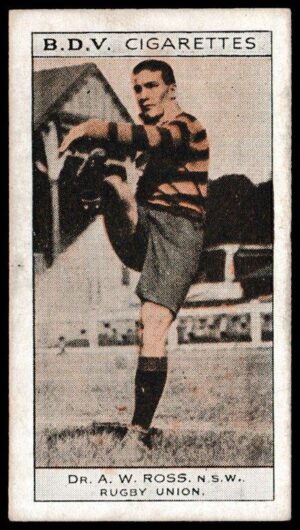Phillips (Godfrey) - 'Who's Who in Australian Sport' - Card #77 - Dr. A. W. Ross (New South Wales)