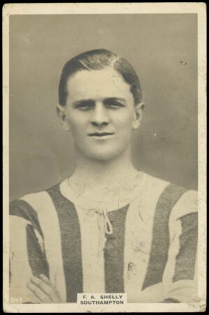 Phillips (Godfrey) - 'Pinnace Footballers (Cabinet)' (1921) - F.A. Shelly (Southampton)
