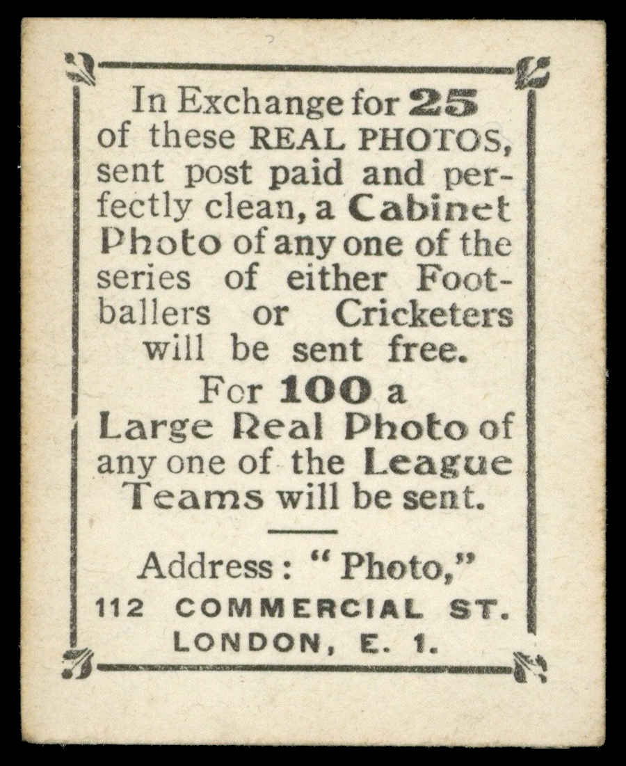 Phillips (Godfrey) - 'Pinnace Footballers K - "Photo"' (1922) - #66 - D. Howie (Bradford) Phillips (Godfrey) - 'Pinnace Footballers K - "Photo"' (1922) - #66 - D. Howie (Bradford)