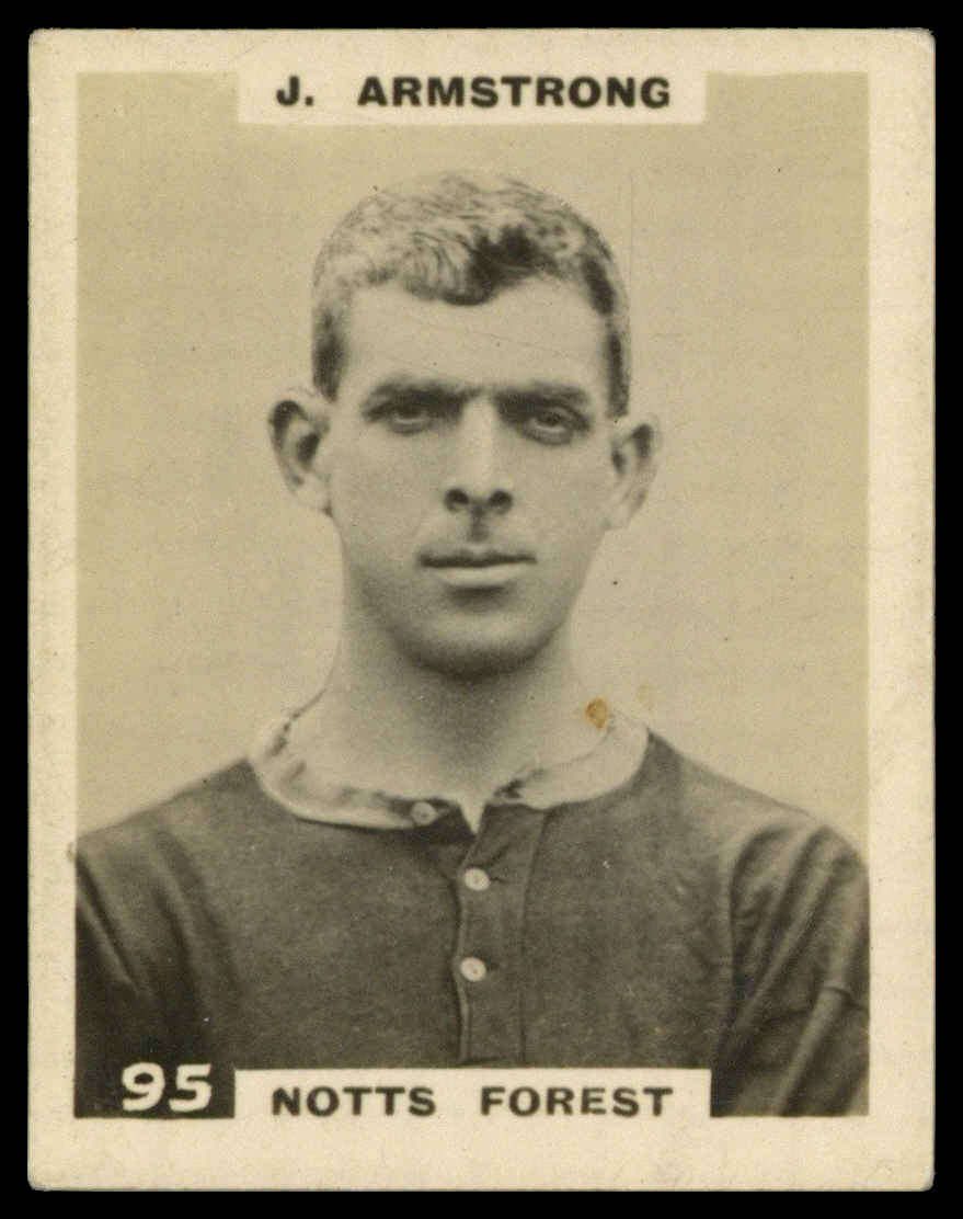Phillips (Godfrey) - 'Pinnace Footballers K - "Pinnace Photo"' (1922) - #95 - J. Armstrong (Notts Forest) Phillips (Godfrey) - 'Pinnace Footballers K - "Pinnace Photo"' (1922) - #95 - J. Armstrong (Notts Forest)
