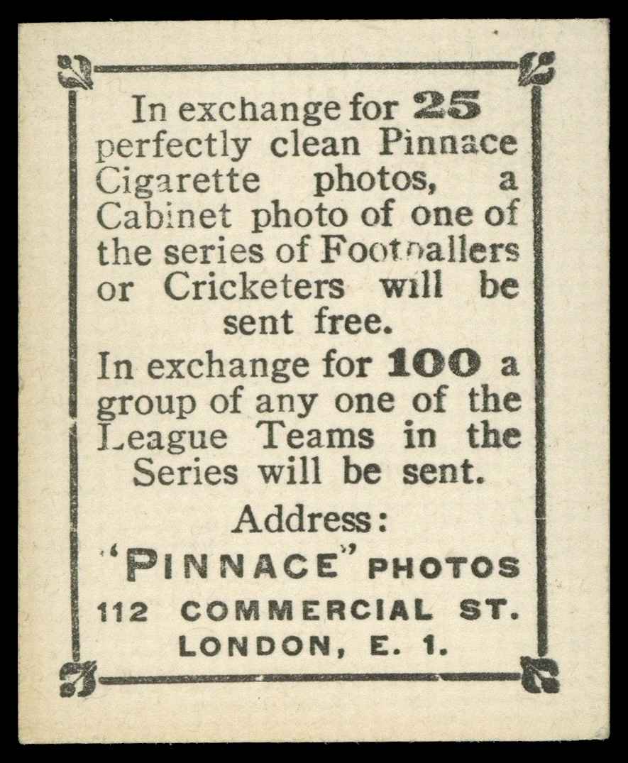 Phillips (Godfrey) - 'Pinnace Footballers' #1485 J. McKinnell (Blackburn) (1922) Phillips (Godfrey) - 'Pinnace Footballers' #1485 J. McKinnell (Blackburn) (1922)