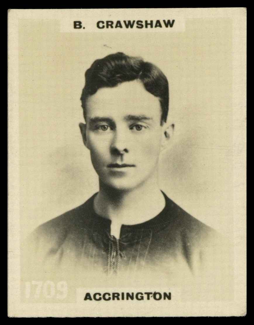 Phillips (Godfrey) - 'Pinnace Footballers' #1709 B. Crawshaw (Accrington Stanley) (1922) Phillips (Godfrey) - 'Pinnace Footballers' #1709 B. Crawshaw (Accrington Stanley) (1922)