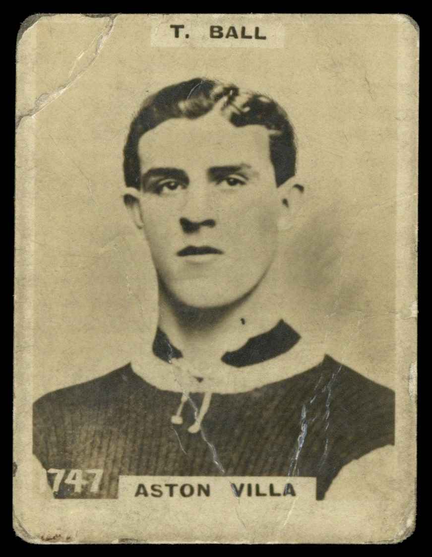 Phillips (Godfrey) - 'Pinnace Footballers' #1747 T. Ball (Aston Villa) (1922) Phillips (Godfrey) - 'Pinnace Footballers' #1747 T. Ball (Aston Villa) (1922)