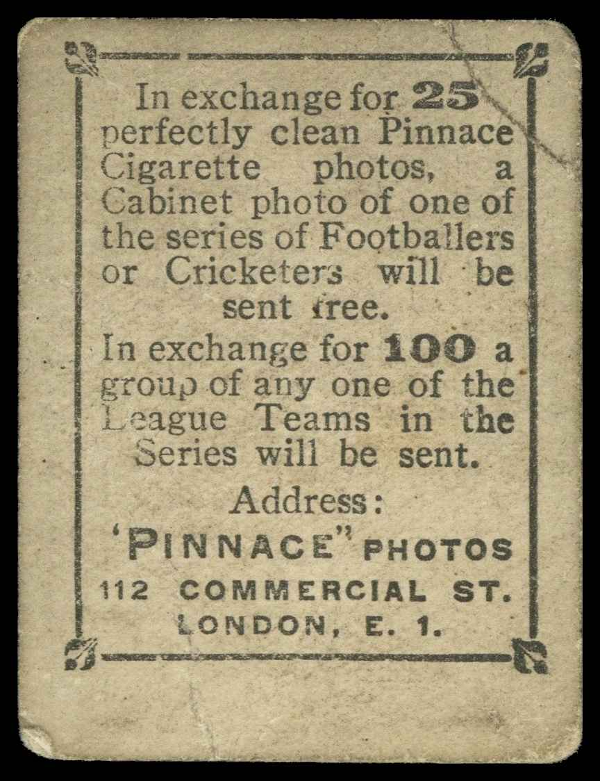 Phillips (Godfrey) - 'Pinnace Footballers' #1747 T. Ball (Aston Villa) (1922) Phillips (Godfrey) - 'Pinnace Footballers' #1747 T. Ball (Aston Villa) (1922)