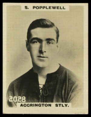 Phillips (Godfrey) - 'Pinnace Footballers' #2028 S. Popplewell (Accrington Stanley) (1922) Phillips (Godfrey) - 'Pinnace Footballers' #2028 S. Popplewell (Accrington Stanley) (1922)