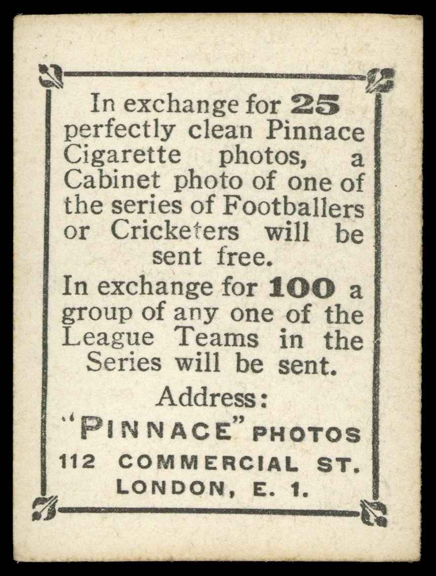 Phillips (Godfrey) - 'Pinnace Footballers' #29 J.C. Lane (Birmingham) (1922) Phillips (Godfrey) - 'Pinnace Footballers' #29 J.C. Lane (Birmingham) (1922)