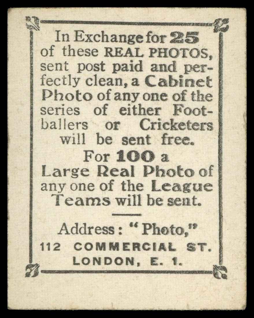 Phillips (Godfrey) - 'Pinnace Footballers' #553 D. Tremelling (Birmingham) (1922) Phillips (Godfrey) - 'Pinnace Footballers' #553 D. Tremelling (Birmingham) (1922)
