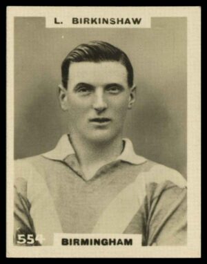 Phillips (Godfrey) - 'Pinnace Footballers'  #554 L. Burkinshaw (Birmingham) (1922)