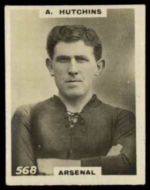 Phillips (Godfrey) - 'Pinnace Footballers'  #568 A. Hutchins (Arsenal) (1922)