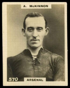 Phillips (Godfrey) - 'Pinnace Footballers'  #570 A. McKinnon (Arsenal) (1922)