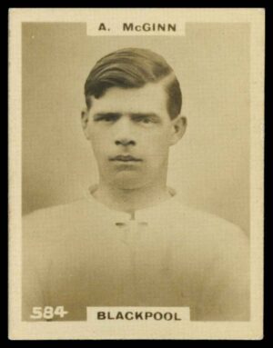 Phillips (Godfrey) - 'Pinnace Footballers'  #584 A. McGinn (Blackpool) (1922)