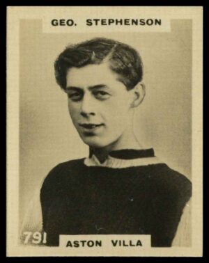 Phillips (Godfrey) - 'Pinnace Footballers'  #791 Geo. Stephenson (Aston Villa) (1922)
