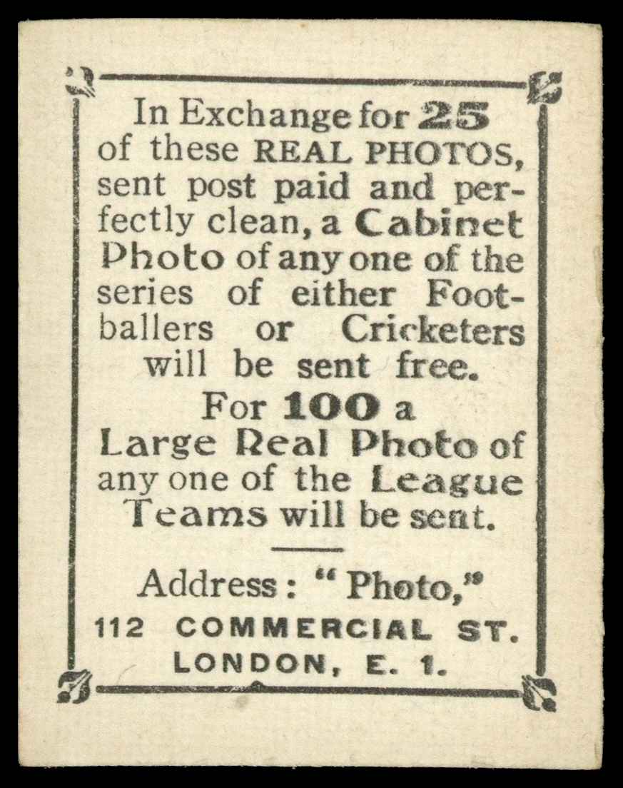Phillips (Godfrey) - 'Pinnace Footballers' #83 F. Duckworth (Blackburn) (1922) Phillips (Godfrey) - 'Pinnace Footballers' #83 F. Duckworth (Blackburn) (1922)