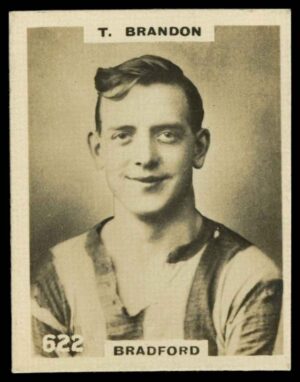 Phillips (Godfrey) - 'Pinnace Footballers' #622 T. Brandon (Bradford) (1922) Phillips (Godfrey) - 'Pinnace Footballers' #622 T. Brandon (Bradford) (1922)