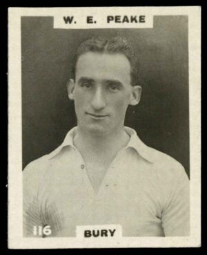 Phillips (Godfrey) - 'Pinnace Footballers'  #116 W.E. Peake (Bury) (1922)