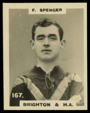 Phillips (Godfrey) - 'Pinnace Footballers'  #167 F. Spencer (Brighton & HA) (1922)