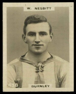 Phillips (Godfrey) - 'Pinnace Footballers'  #498 W. Nesbitt (Burnley) (1922)