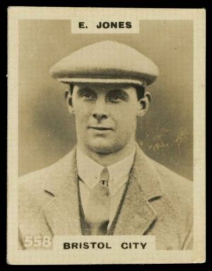 Phillips (Godfrey) - 'Pinnace Footballers'  #558 E. Jones (Bristol City) (1922)