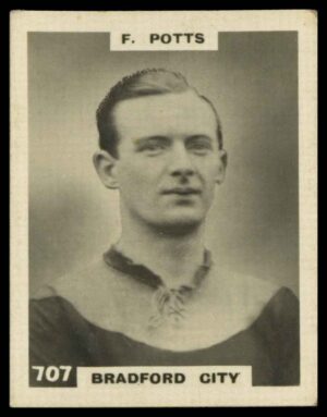 Phillips (Godfrey) - 'Pinnace Footballers'  #707 F. Potts (Bradford City) (1922)