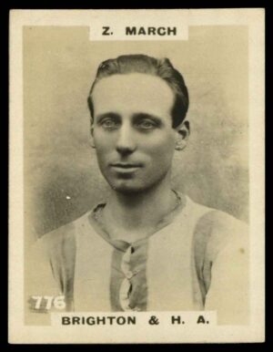 Phillips (Godfrey) - 'Pinnace Footballers'  #776 Z. March (Brighton & HA) (1922)