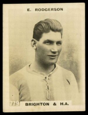 Phillips (Godfrey) - 'Pinnace Footballers'  #779 E. Rodgerson (Brighton & HA) (1922)