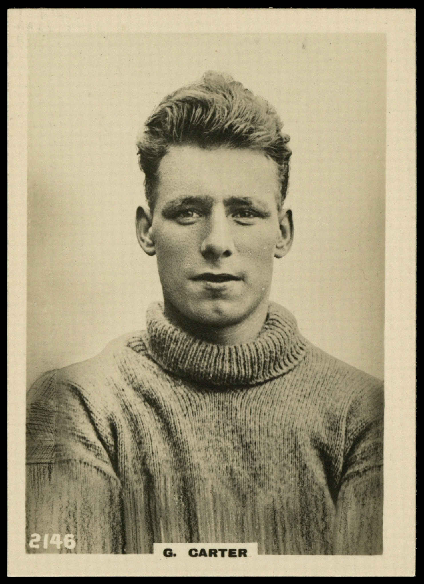Phillips (Godfrey) - 'Pinnace Footballers (Large)' #2146 - G. Carter (West Ham United) (1922) Phillips (Godfrey) - 'Pinnace Footballers (Large)' #2146 - G. Carter (West Ham United) (1922)