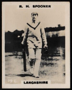 Phillips (Godfrey) - 'Pinnace Miniatures - Cricket ("Pinnace Photos")' (1924) - Card #79-C - R.H. Spooner (Lancashire)
