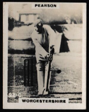 Phillips (Godfrey) - 'Pinnace Miniatures - Cricket ("Pinnace Photos")' (1924) - Card #92-C - Pearson (Worcestershire)