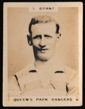 Phillips (Godfrey) - 'Pinnace Miniatures (Single Lined "Pinnace Photos")' (1922) - S. Grant (Queen's Park Rangers) Phillips (Godfrey) - 'Pinnace Miniatures (Single Lined "Pinnace Photos")' (1922) - S. Grant (Queen's Park Rangers)