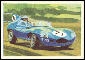 Planet Ltd - 'Racing Cars of the World' (1959) - Jaguar "D" Type (Hawthorn) Planet Ltd - 'Racing Cars of the World' (1959) - Jaguar "D" Type (Hawthorn)