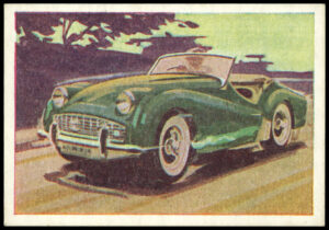 Planet Ltd - 'Racing Cars of the World' (1959) - Triumph TR 3 Planet Ltd - 'Racing Cars of the World' (1959) - Triumph TR 3