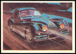 Planet Ltd - 'Racing Cars of the World' (1959) - Jaguar XK 140 Roadster Planet Ltd - 'Racing Cars of the World' (1959) - Jaguar XK 140 Roadster