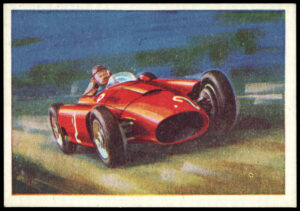 Planet Ltd - 'Racing Cars of the World' (1959) - Lancia Ferrari (Fangio) Planet Ltd - 'Racing Cars of the World' (1959) - Lancia Ferrari (Fangio)