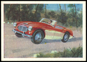 Planet Ltd - 'Racing Cars of the World' (1959)  - Austin Healey Hundred Six
