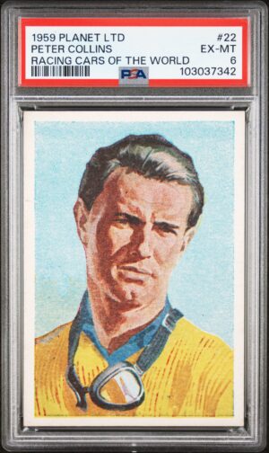 Planet Ltd - 'Racing Cars of the World' (1959) - Peter Collins (Great Britain) **PSA6**