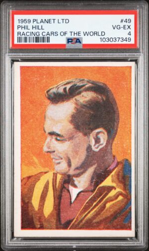Planet Ltd - 'Racing Cars of the World' (1959) - Phil Hill (U.S.A.) **PSA4** Planet Ltd - 'Racing Cars of the World' (1959) - Phil Hill (U.S.A.) **PSA4**