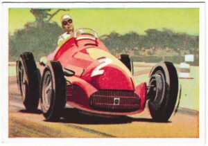 Planet Ltd - 'Racing Cars of the World' (1959) - Card #19 - 158 Alfa Romeo