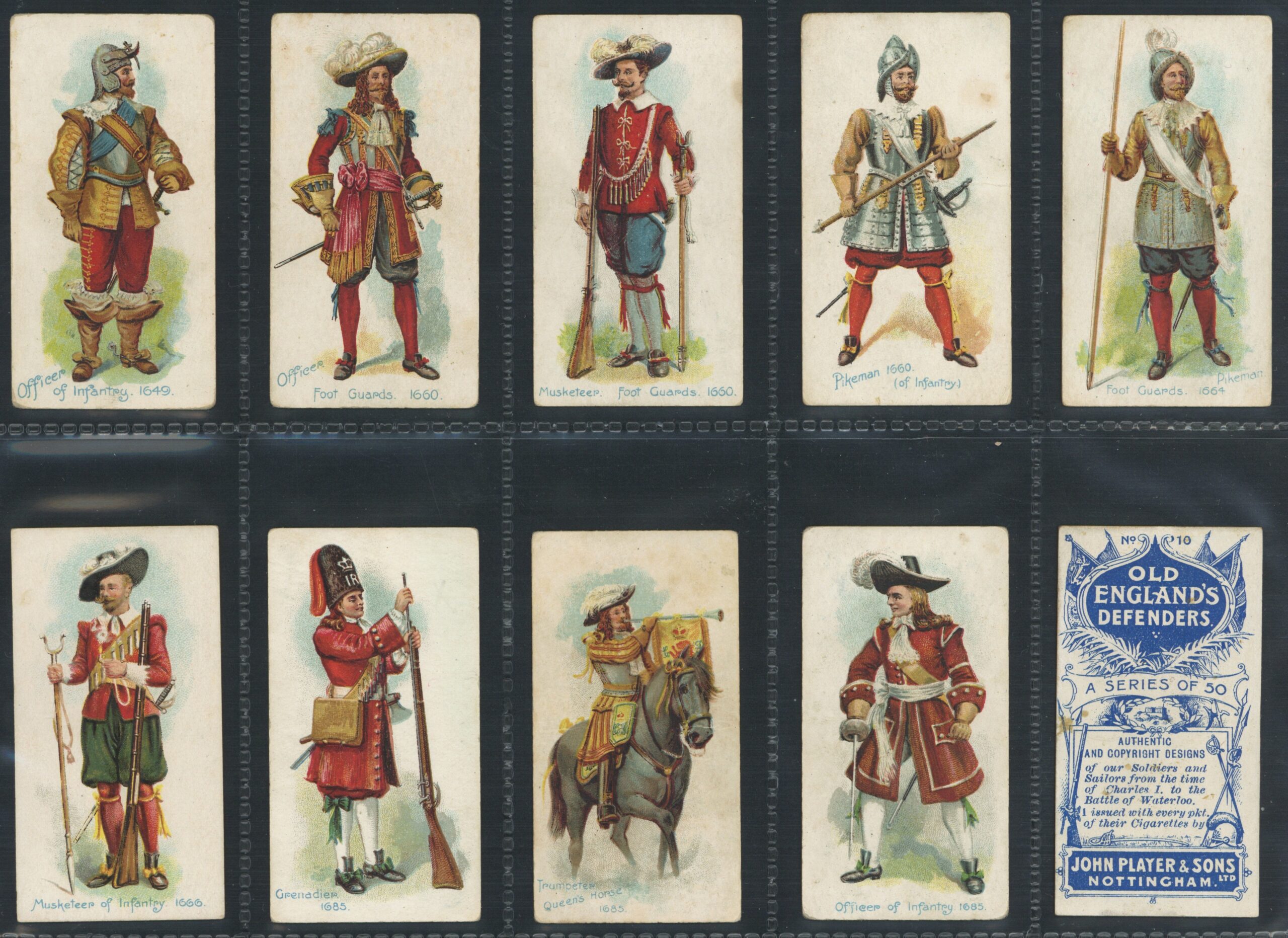Player (John) - 'Old England's Defenders' (1898) - Complete Set Player (John) - 'Old England's Defenders' (1898) - Complete Set
